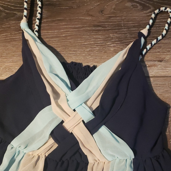 Miss me sheer top blue medium - Picture 2 of 5